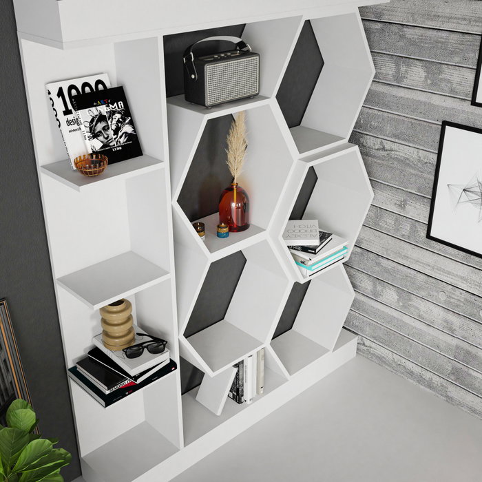 Hanah Home Sueno - Estantería Blanca Hanah Home Sueno - Estantería Blanca